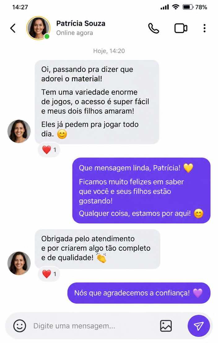 Depoimento de mãe sobre o Aprender Brincando 4